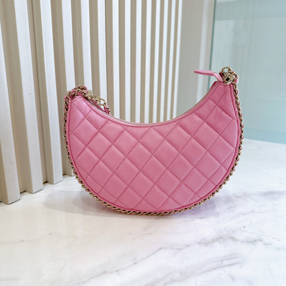 Chanel 22P Loop Hobo in Pink
