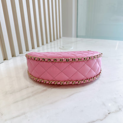 Chanel 22P Loop Hobo in Pink