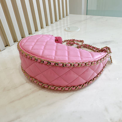 Chanel 22P Loop Hobo in Pink