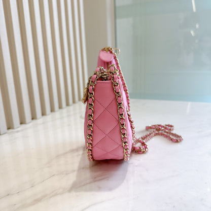 Chanel 22P Loop Hobo in Pink