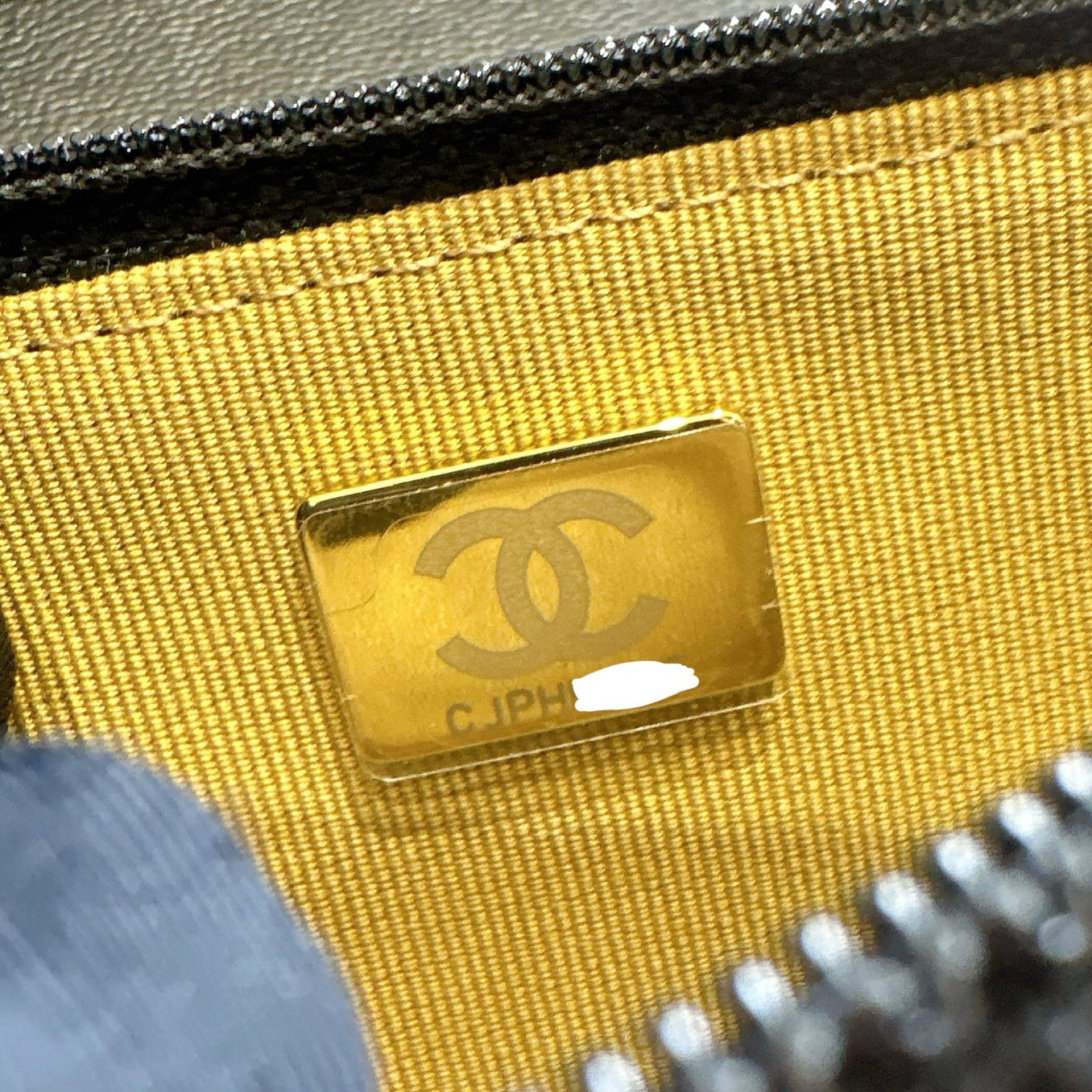 Chanel WOC Lambskin Pearl Crush in Black