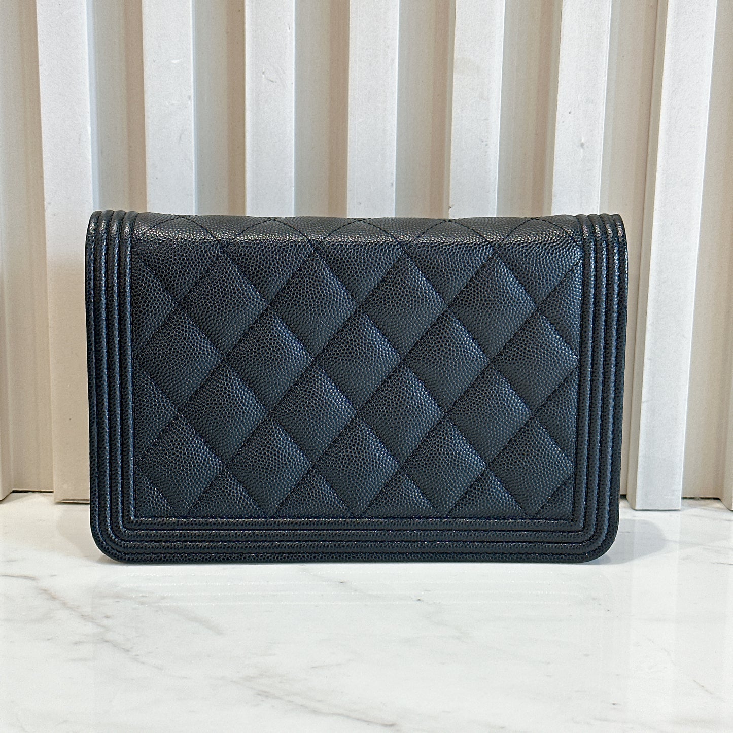 Chanel Boy WOC in Black GHW