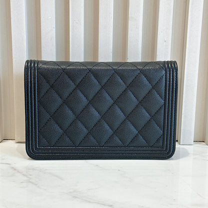 Chanel Boy WOC in Black GHW