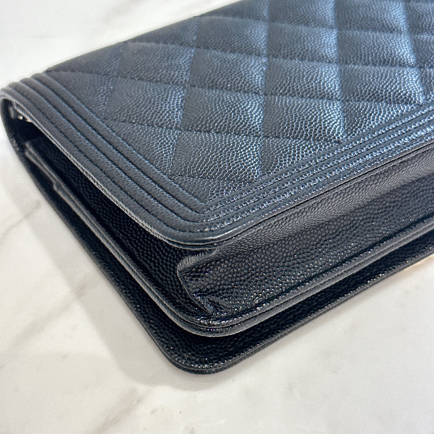 Chanel Boy WOC in Black GHW