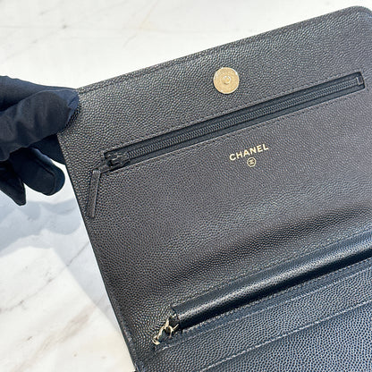 Chanel Boy WOC in Black GHW