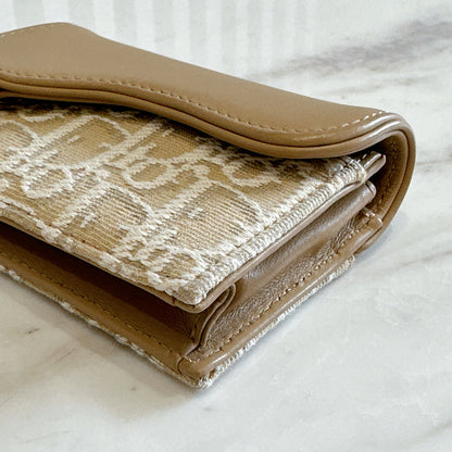 Dior Bloom Card Holder in Beige