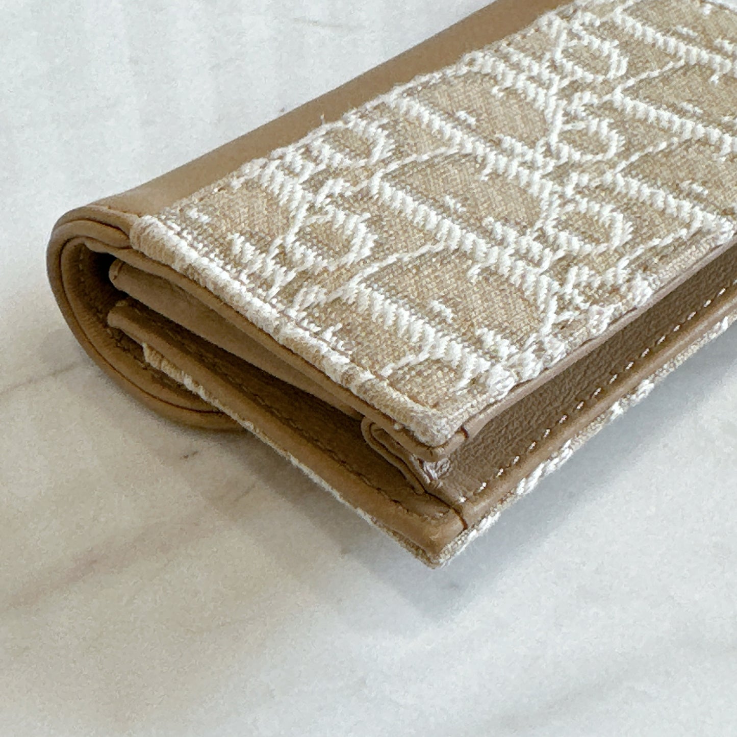 Dior Bloom Card Holder in Beige