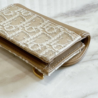 Dior Bloom Card Holder in Beige