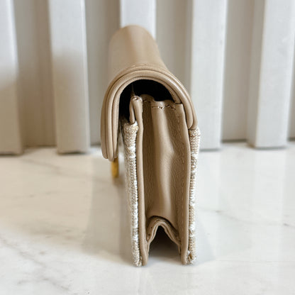 Dior Bloom Card Holder in Beige