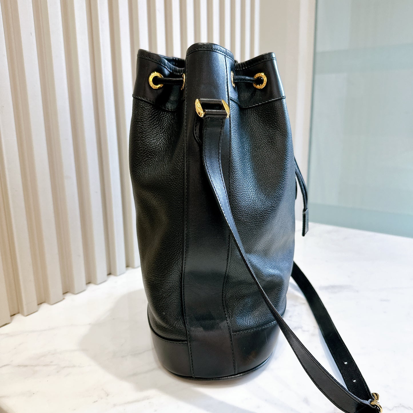 Gucci GG Drawstring Bucket Bag