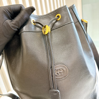 Gucci GG Drawstring Bucket Bag