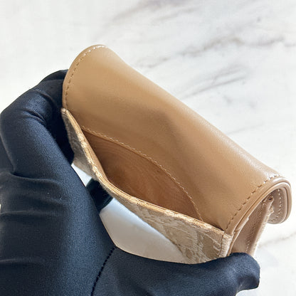 Dior Bloom Card Holder in Beige