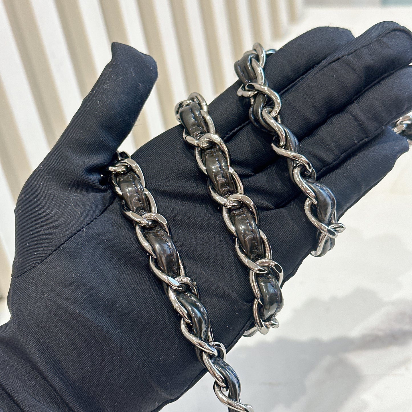 Chanel Jumbo Classic Patent in Black SHW