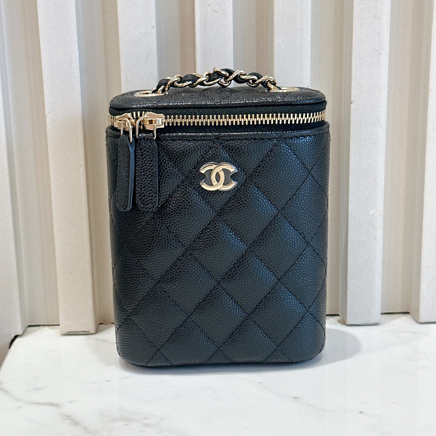 Chanel Mini Caviar Vanity Case