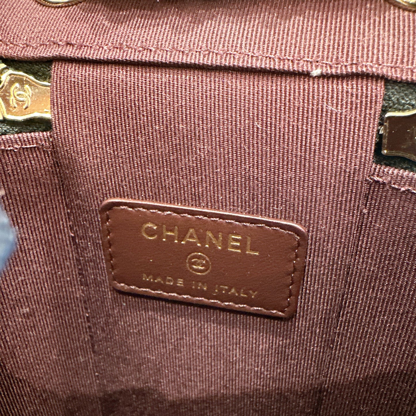 Chanel Mini Caviar Vanity Case