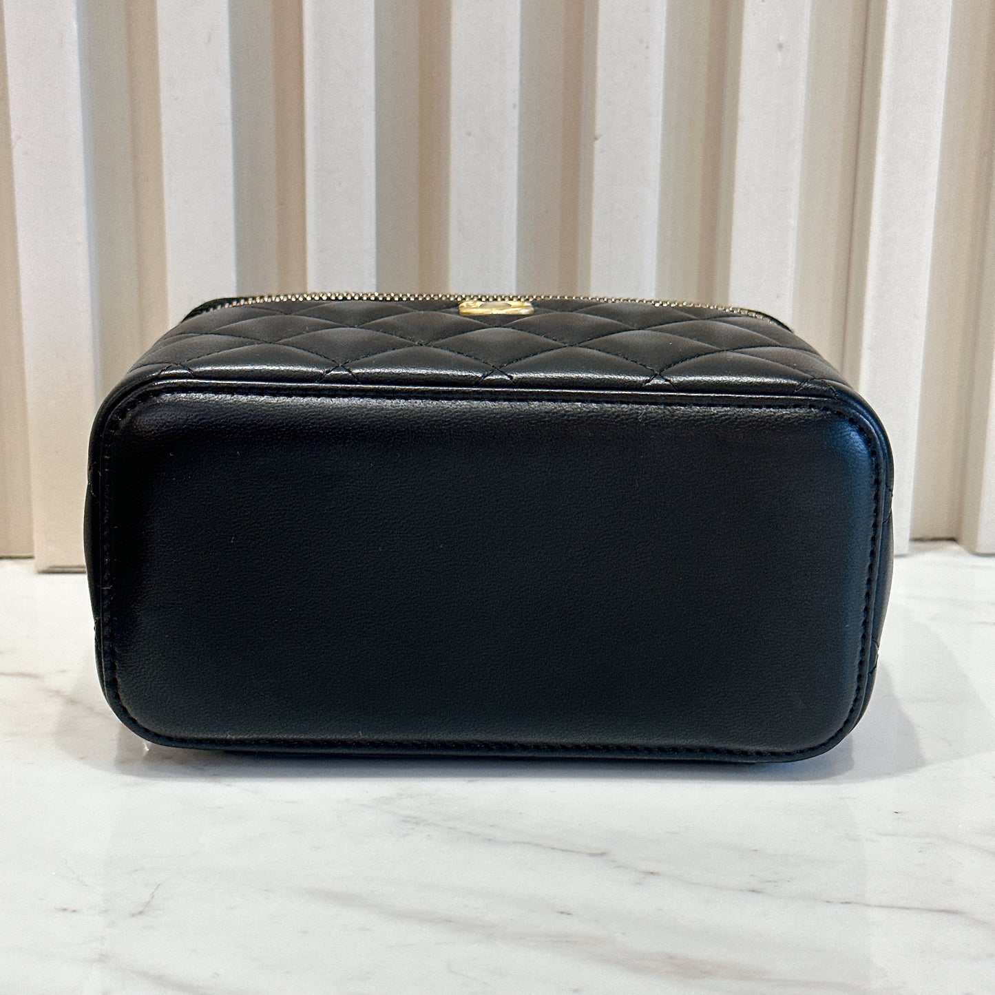 Chanel Vanity Case GHW with Pearl Crush