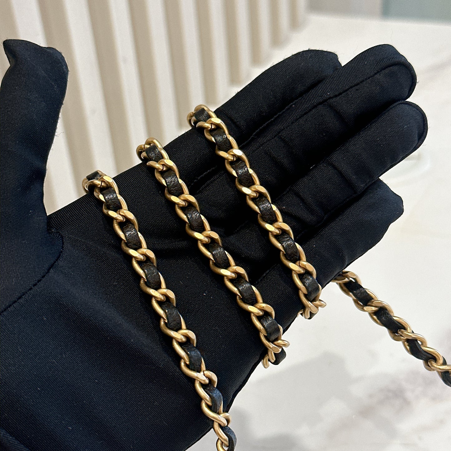 Chanel Vanity Case GHW with Pearl Crush