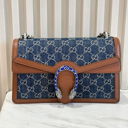 Gucci Dionysus Medium in Blue Denim