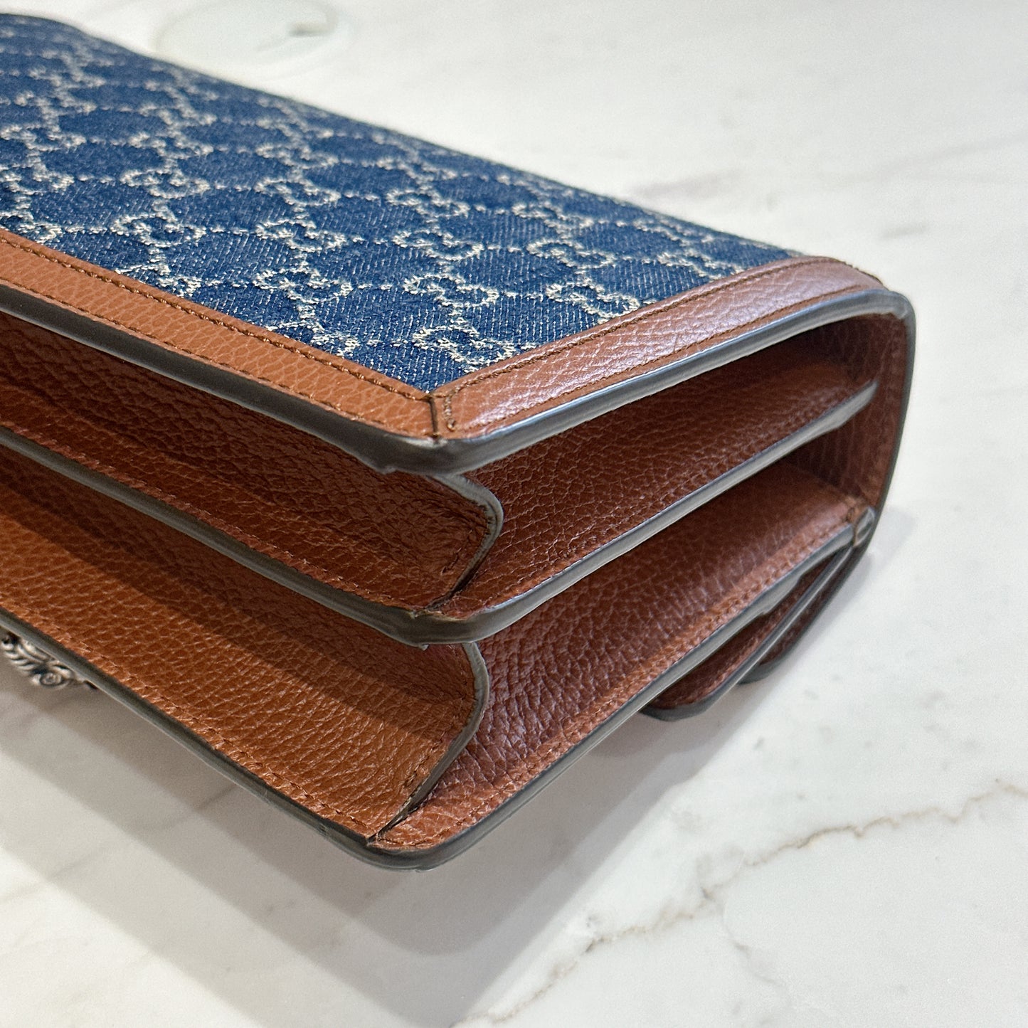 Gucci Dionysus Medium in Blue Denim