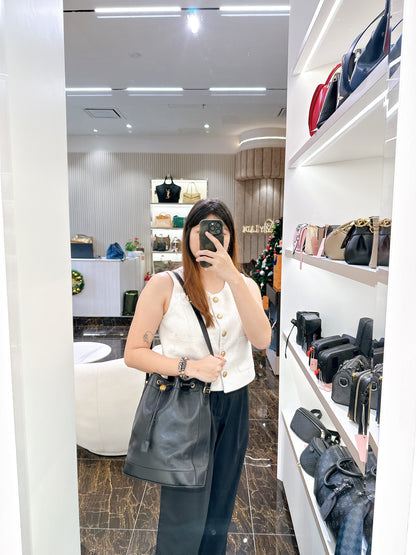 Gucci GG Drawstring Bucket Bag