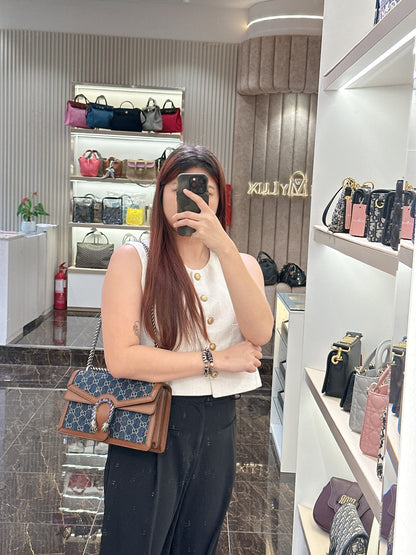Gucci Dionysus Medium in Blue Denim
