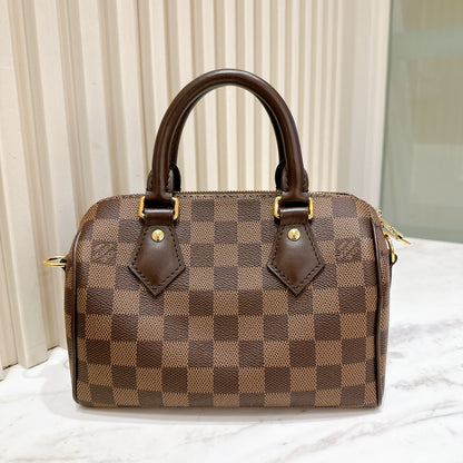 LV Damier Ebene Speedy 20 Bandouliere