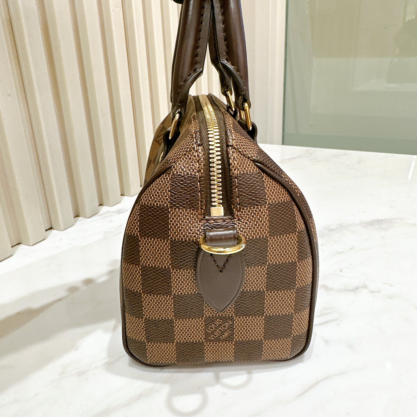 LV Damier Ebene Speedy 20 Bandouliere