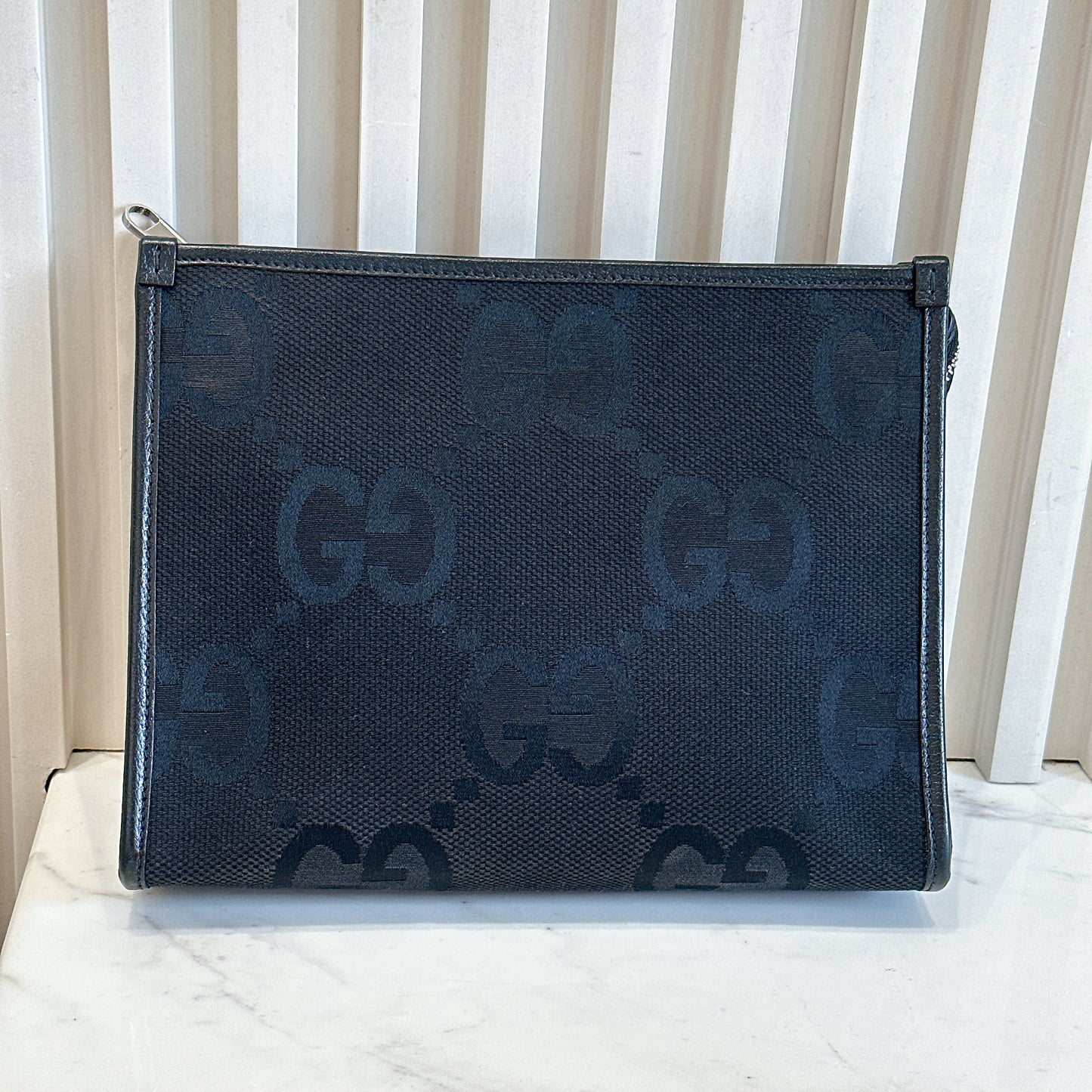 Gucci Monogram GG Jumbo Pouch