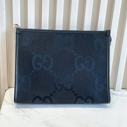 Gucci Monogram GG Jumbo Pouch
