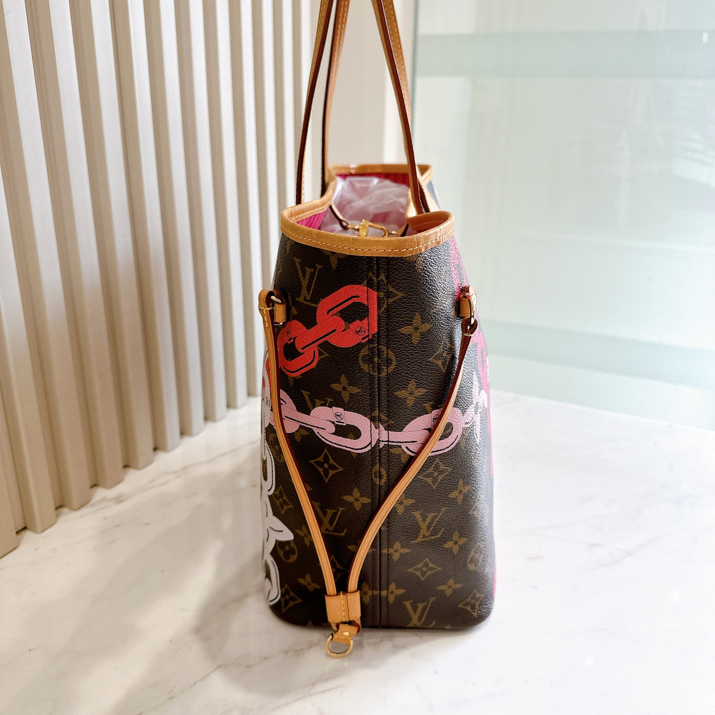 LV Monogram Bay Neverfull MM