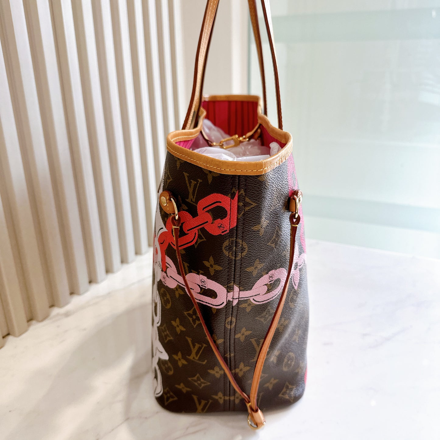 LV Monogram Bay Neverfull MM