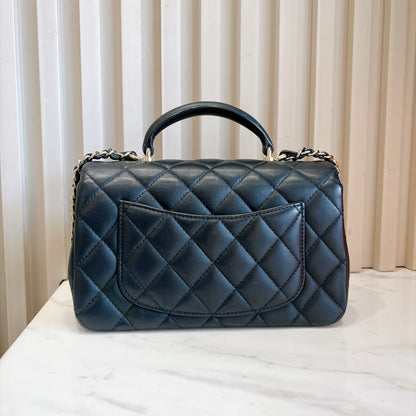 Chanel Classic Mini Rectangular Flap in Black LGHW