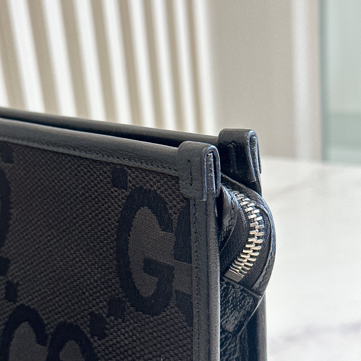 Gucci Monogram GG Jumbo Pouch