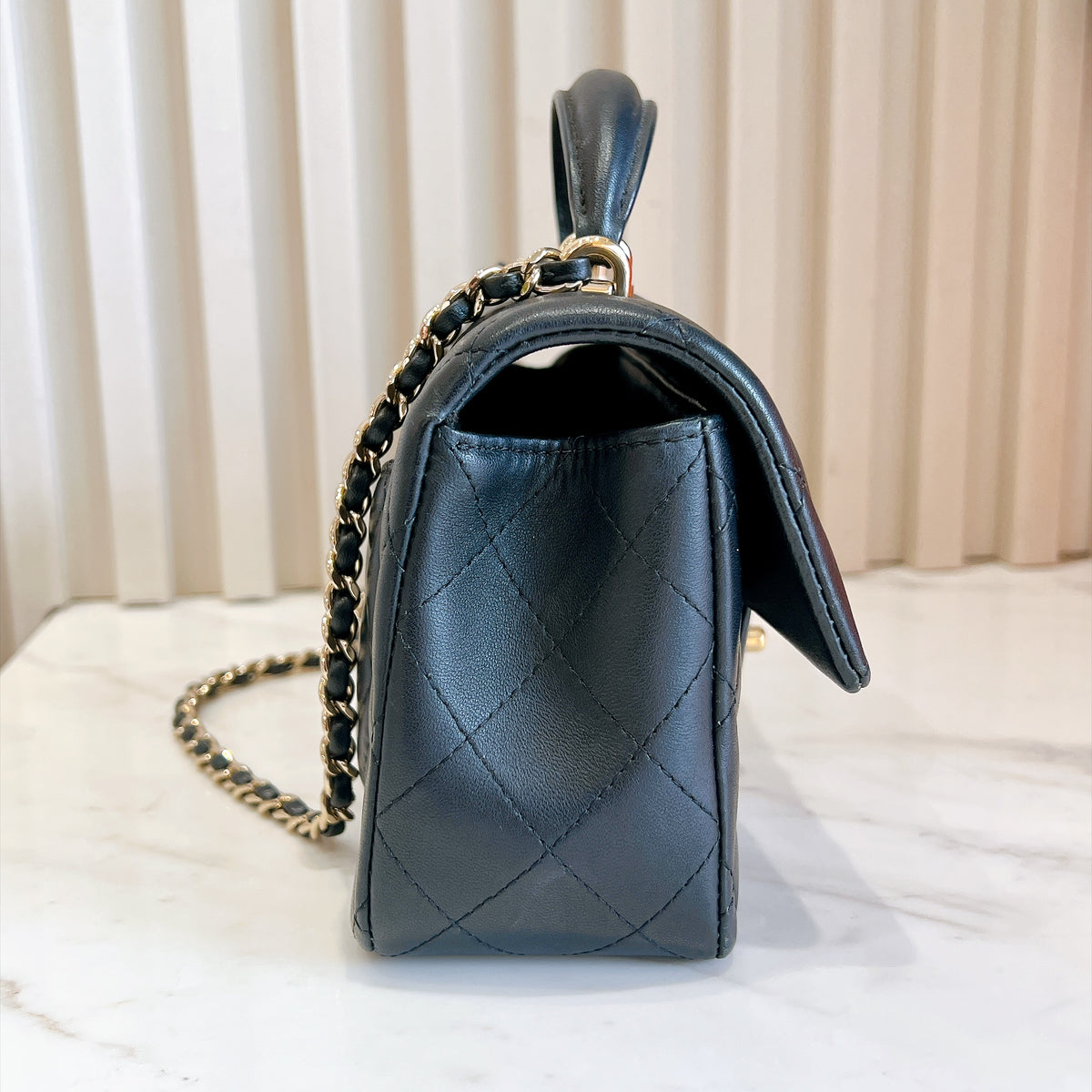 Chanel Classic Mini Rectangular Flap in Black LGHW