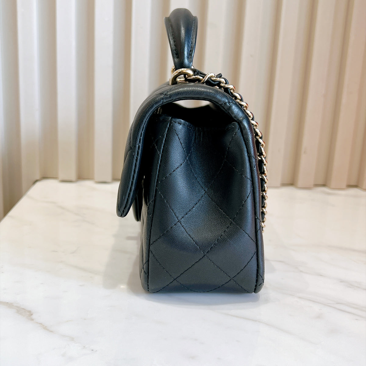 Chanel Classic Mini Rectangular Flap in Black LGHW