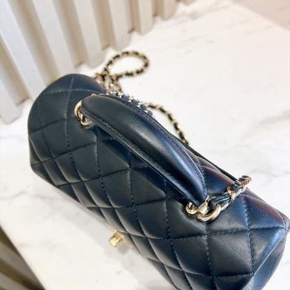 Chanel Classic Mini Rectangular Flap in Black LGHW
