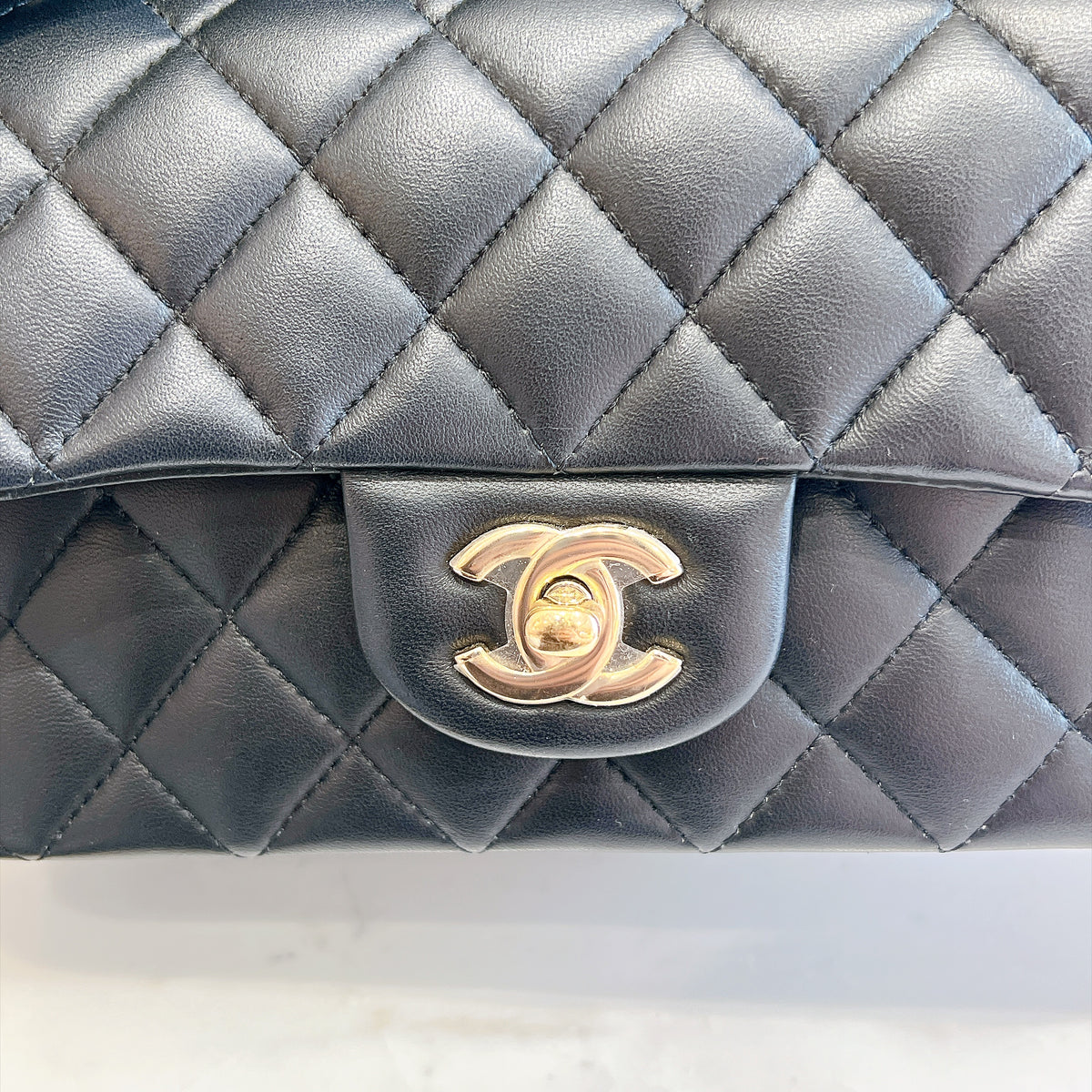 Chanel Classic Mini Rectangular Flap in Black LGHW