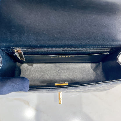 Chanel Classic Mini Rectangular Flap in Black LGHW