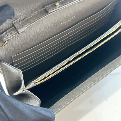 YSL Wallet On Chain in Grey