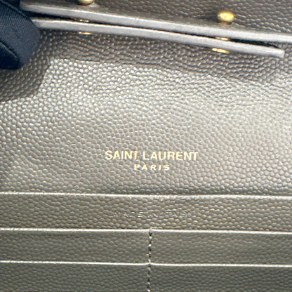 YSL Wallet On Chain in Grey