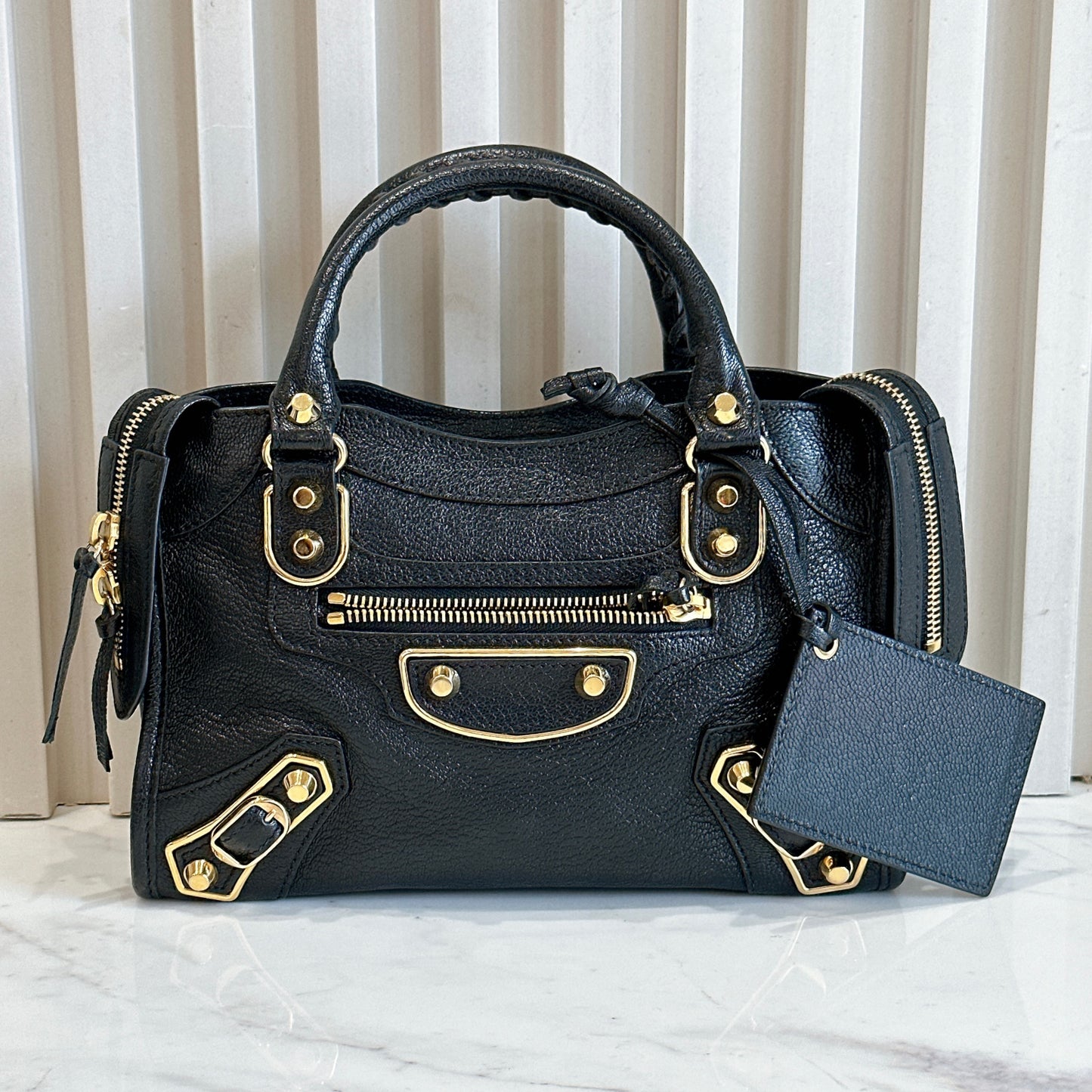 Balenciaga Metallic Edge Mini City bag