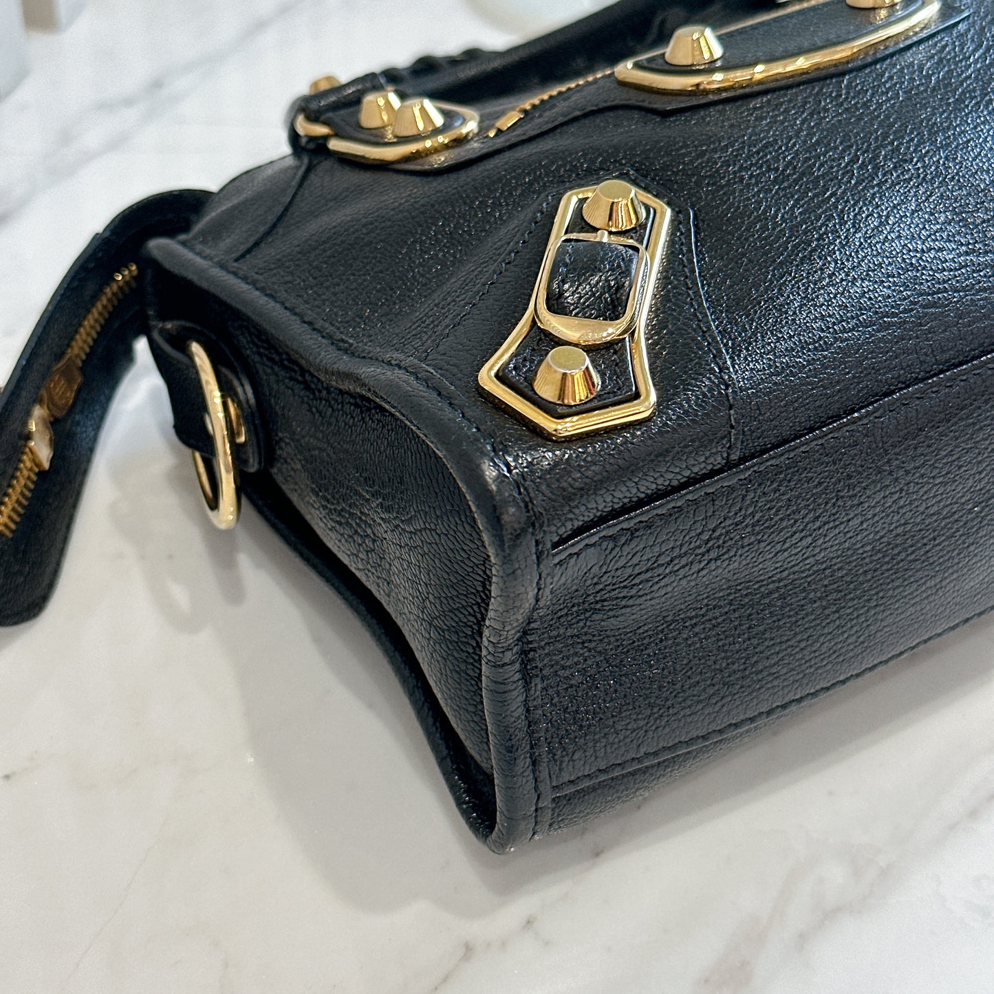 Balenciaga Metallic Edge Mini City bag
