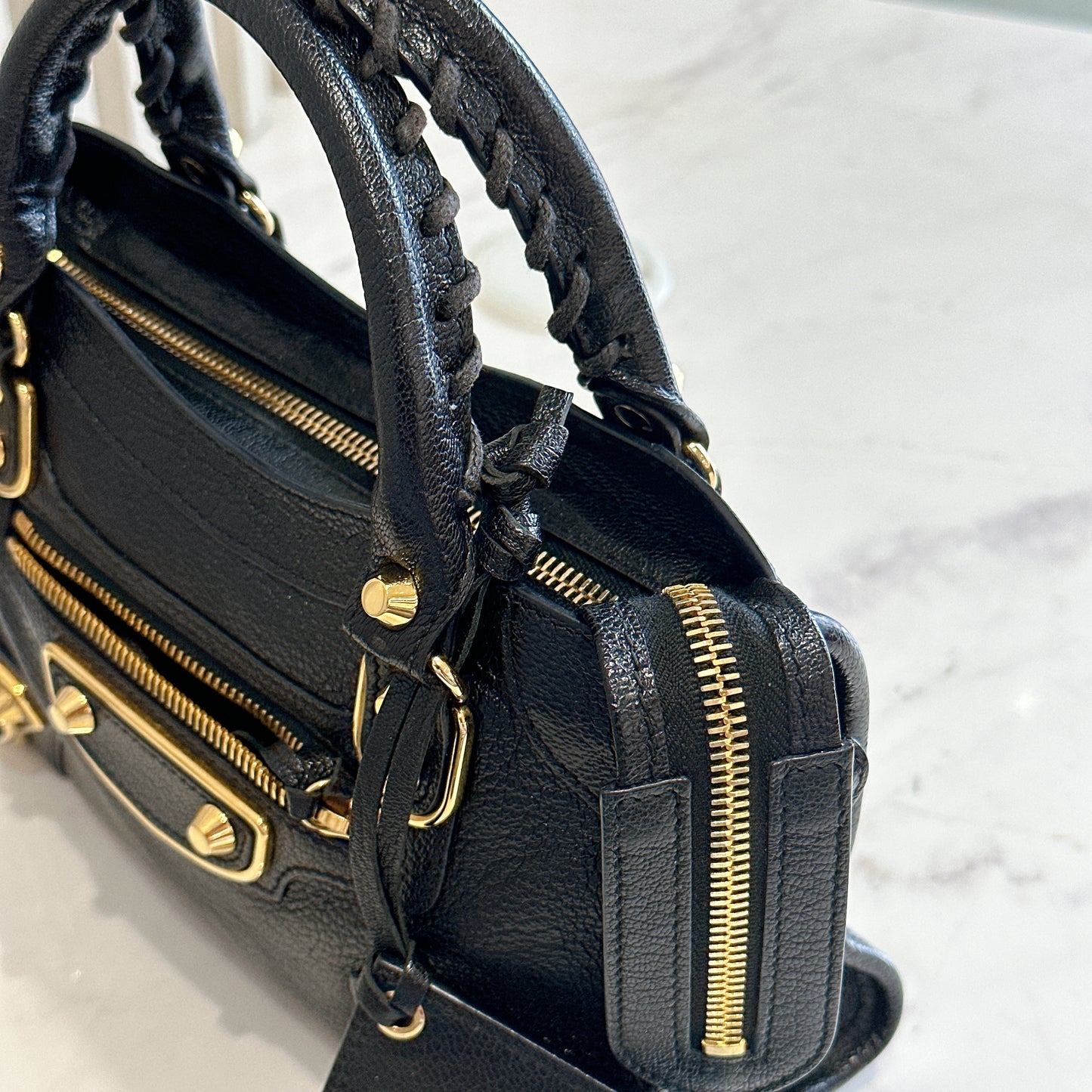 Balenciaga Metallic Edge Mini City bag