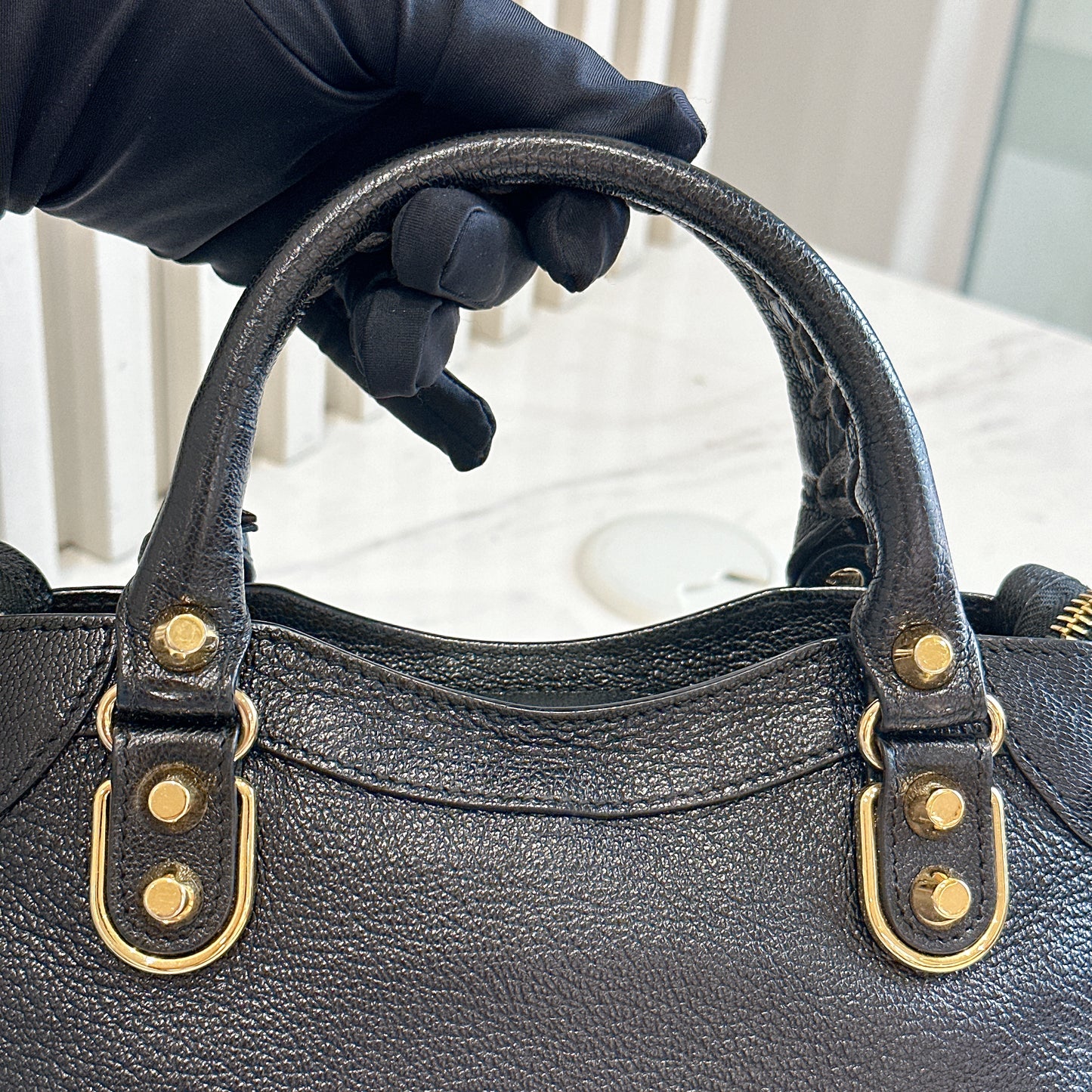 Balenciaga Metallic Edge Mini City bag