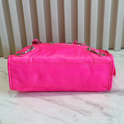 Balenciaga Classic City Mini Neon Pink