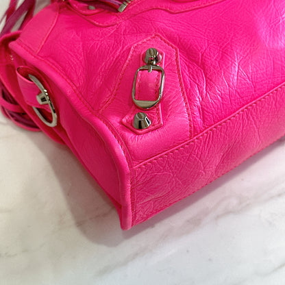 Balenciaga Classic City Mini Neon Pink
