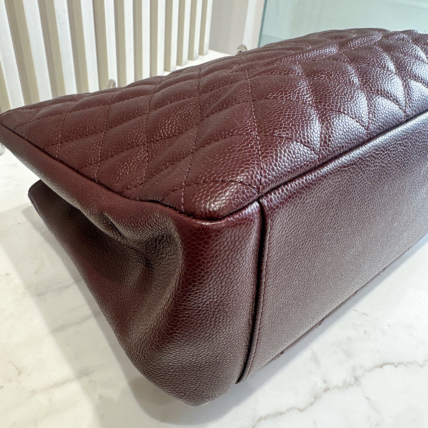 Chanel GST Cavier in Burgundy