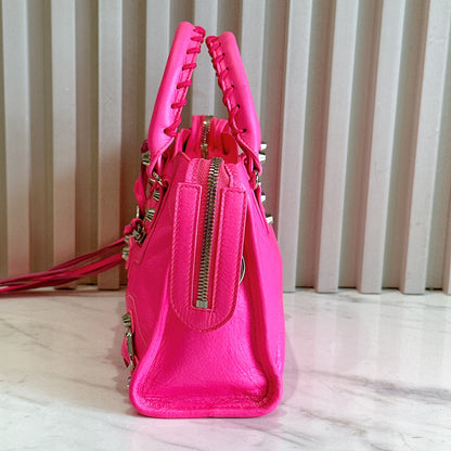 Balenciaga Classic City Mini Neon Pink