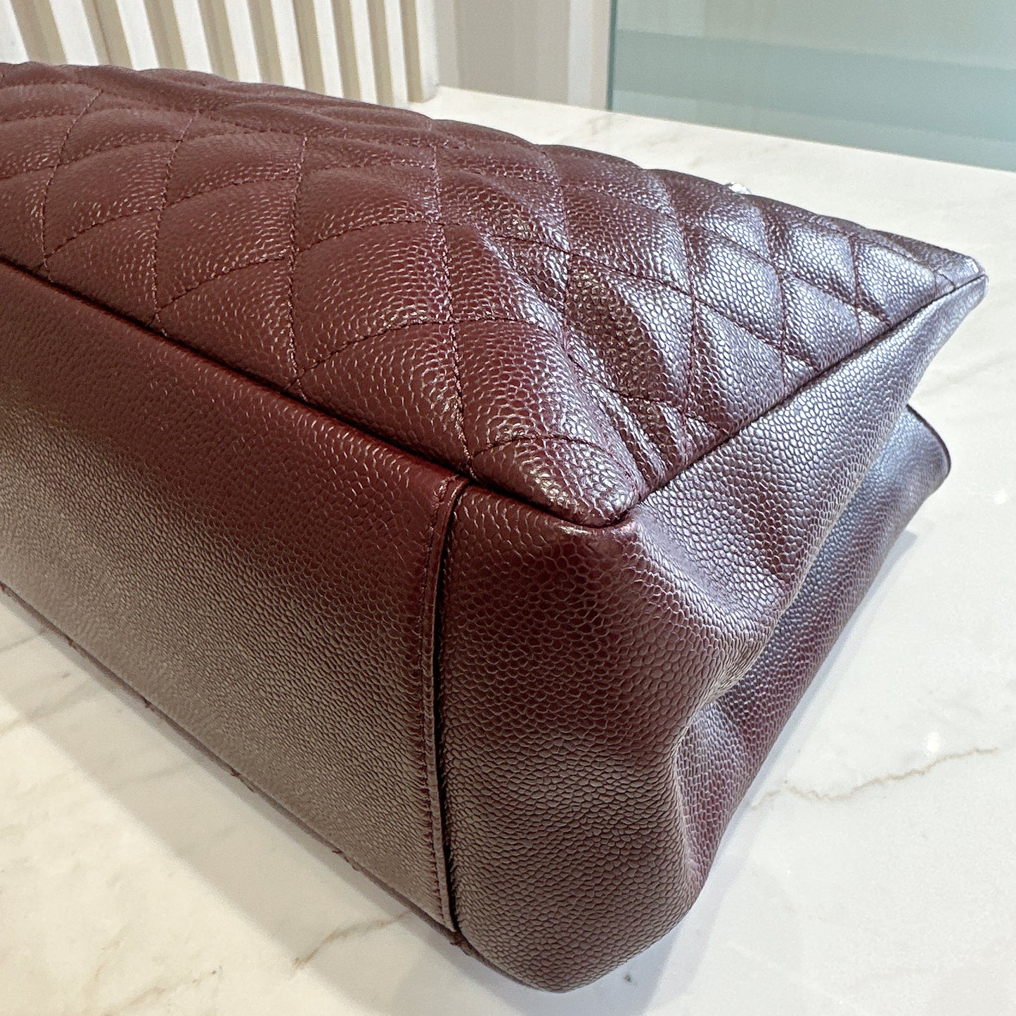 Chanel GST Cavier in Burgundy