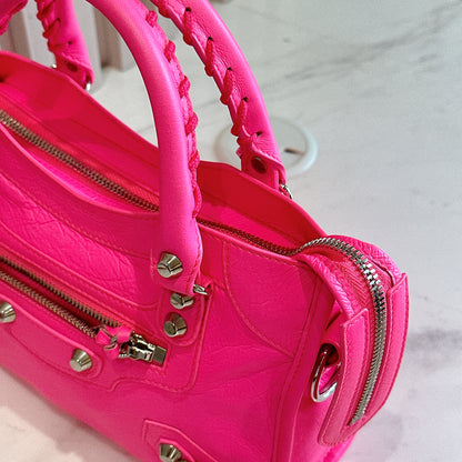 Balenciaga Classic City Mini Neon Pink